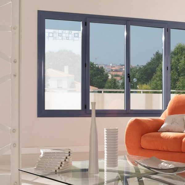 Exemple de stickers muraux: Squares and Lines Fentre 4